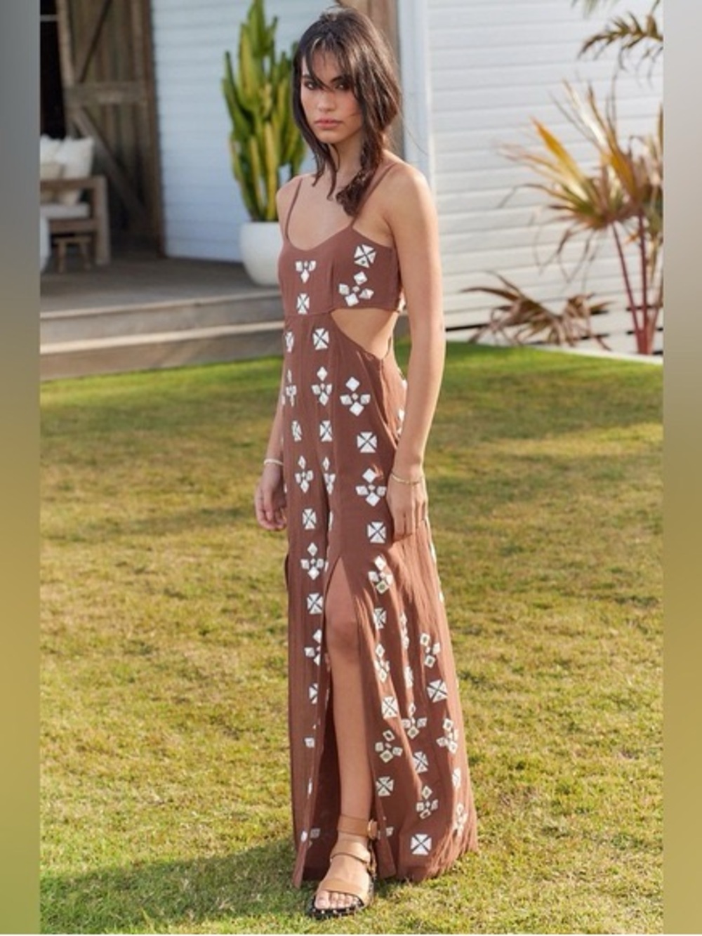 Free People Geo Daze Jumpsuit size XS - Picture 4 of 16